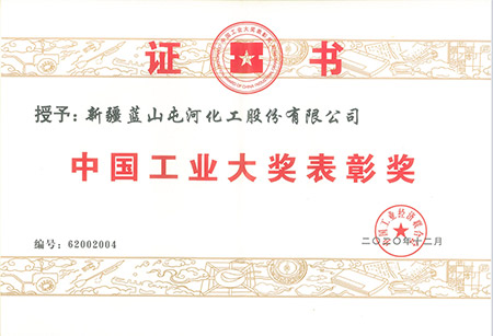 中国工业大奖赞美奖